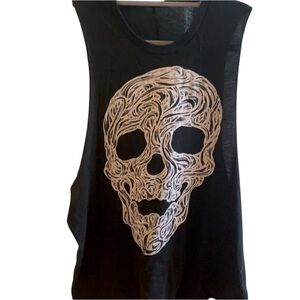 Muscle Tank Skull Top